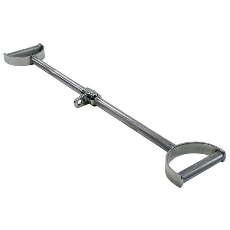 York Barbell (#6831) 34" Double Handle Lat Bar in Chrome