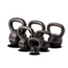 York (5-80 lb) Cast Iron Kettlebells w/ Rack