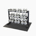 Body-Solid 3 tier horizontal dumbbell rack