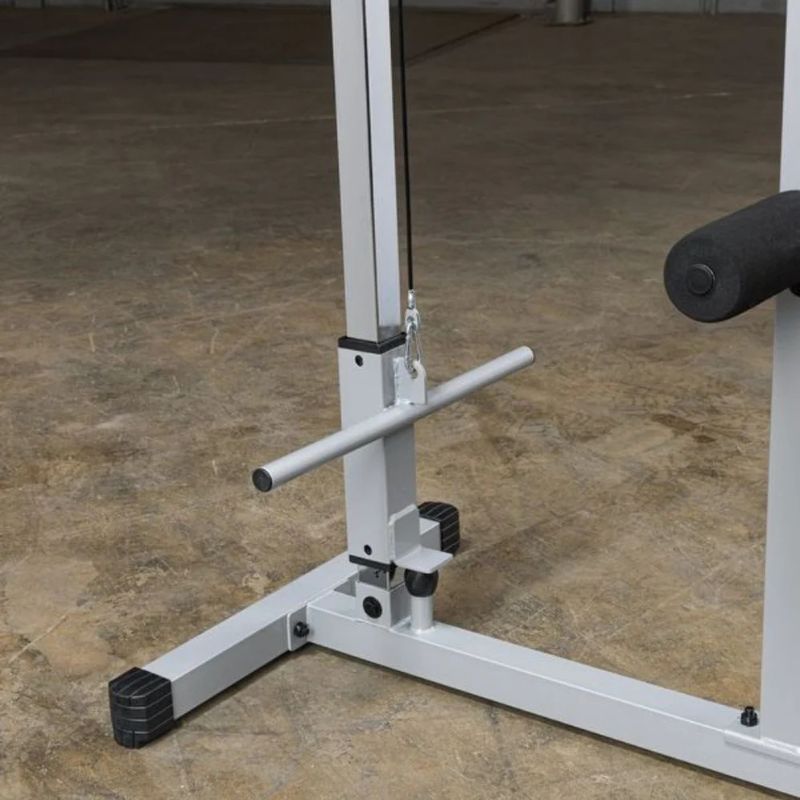 Body-Solid (#PLM180X) Powerline Lat Pull & Low Row Machine in Silver