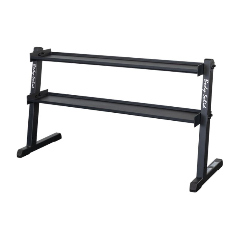 2 Tier Horizontal Kettlebell Rack (Black)