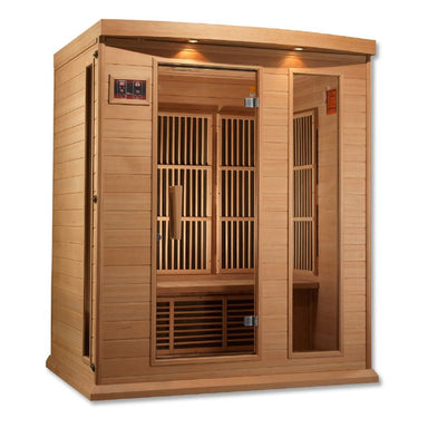 MX-K306-01 Maxxus Low EMF FAR Infrared Sauna Canadian Hemlock