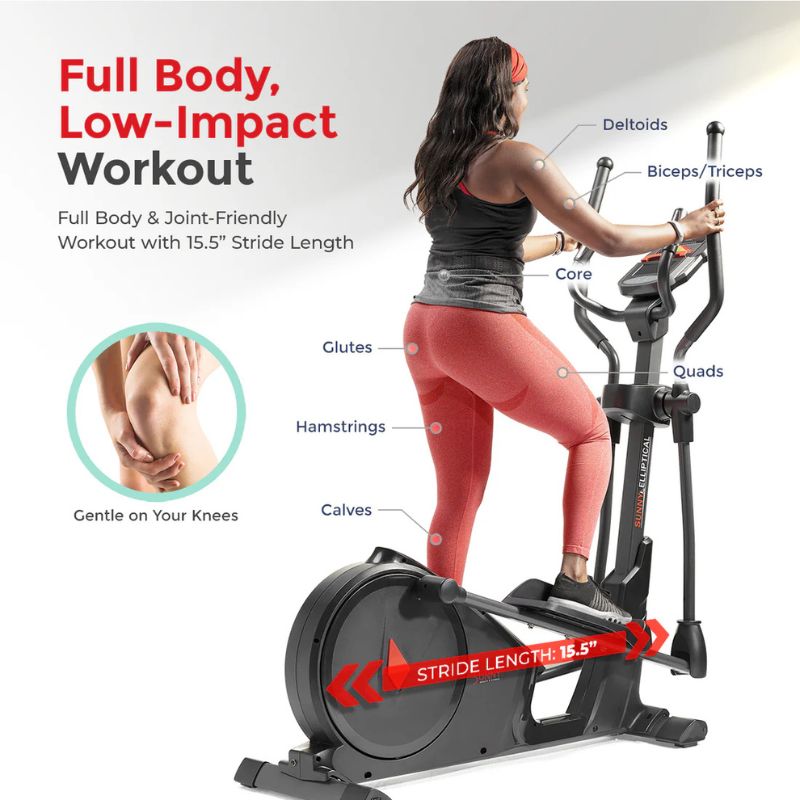 Sunny Smart Premium Programmable Electro-Magnetic Elliptical