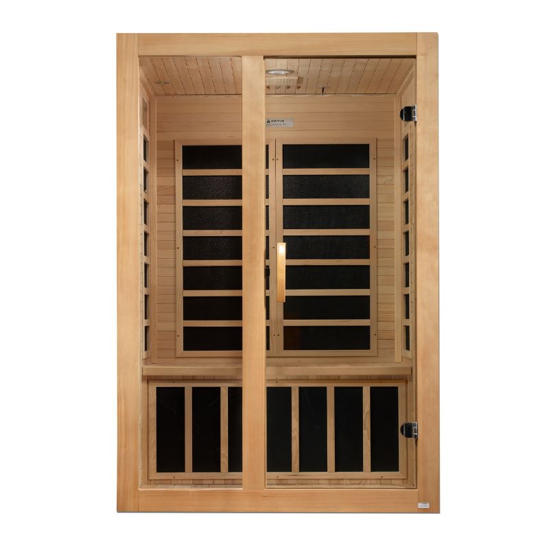 GoldenDesign DYN-6209-01 Santiago - 2 Person Low EMF FAR Infrared Sauna