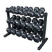 Body-Solid (#GDR363B) 3-Tier Dumbbell Rack