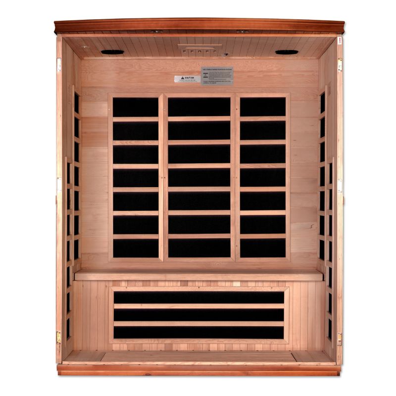 DYN-6336-02 Dynamic Low EMF Far Infrared Sauna, Lugano Edition