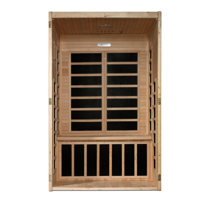 GoldenDesign DYN-6209-01 Santiago - 2 Person Low EMF FAR Infrared Sauna