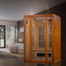 GoldenDesign MX-J206-02S Maxxus "Aspen" Dual Tech 2 person Low EMF FAR Infrared Sauna Canadian Hemlock