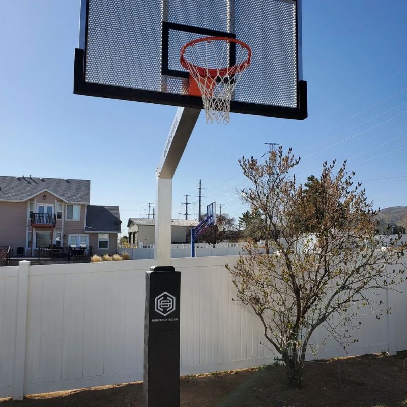 Dominator Pro 72″ Basketball Hoop – Shatterproof Aluminum Backboard