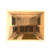 Lugano 3 Person Full Spectrum Infrared Sauna - Canadian Hemlock