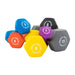 Body-Solid Neoprene Dumbbell Set w/ Rack