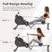 Sunny Premium Smart Full Motion Magnetic Rowing Machine