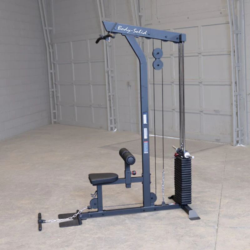 Body-Solid (#GLM85B) Lat Pulldown/Low Row Machine in Black