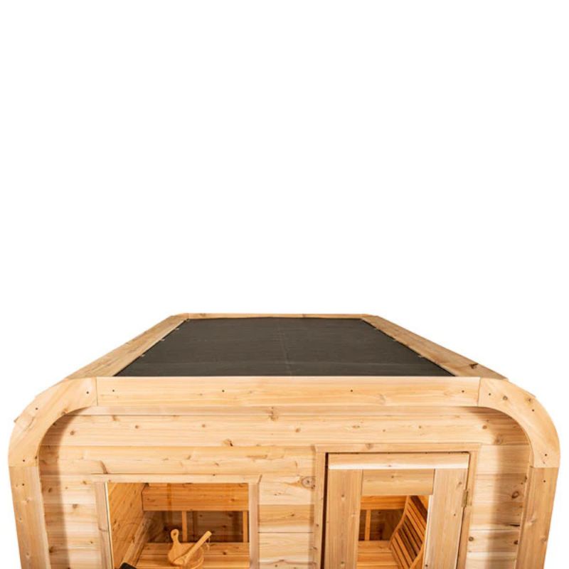 Dundalk Leisurecraft (#CTC22LU) Eastern White Canadian Timber Luna Outdoor Sauna