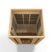 GoldenDesign MX-LS3-01 Maxxus "Trinity" Dual Tech 3 person Low EMF FAR Infrared Sauna Canadian Hemlock
