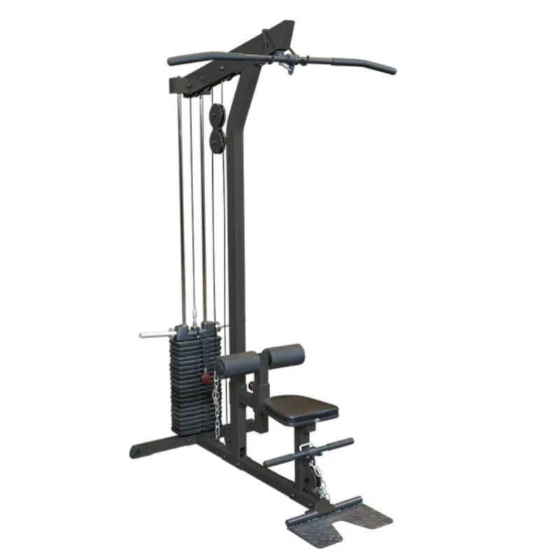 Body-Solid (#GLM85B) Lat Pulldown/Low Row Machine in Black