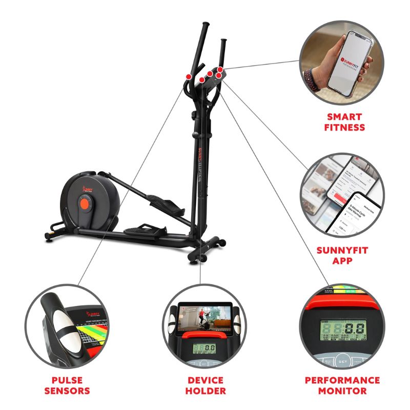 Sunny Power Stride Smart Magnetic Elliptical Machine