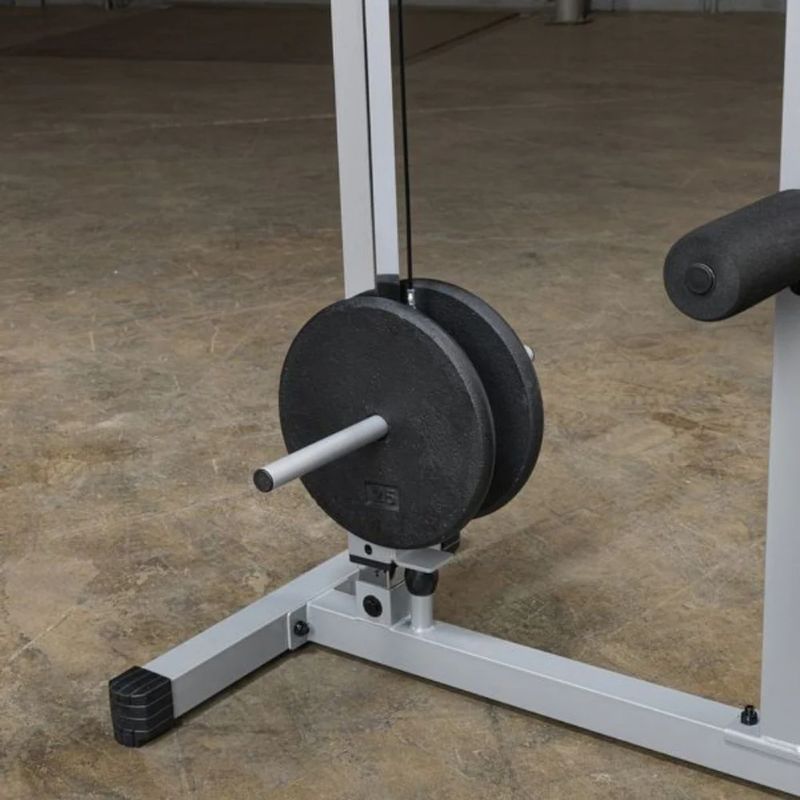 Body-Solid (#PLM180X) Powerline Lat Pull & Low Row Machine in Silver