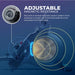 Sunny Smart Extra Long Slide Rail Magnetic Rowing Machine