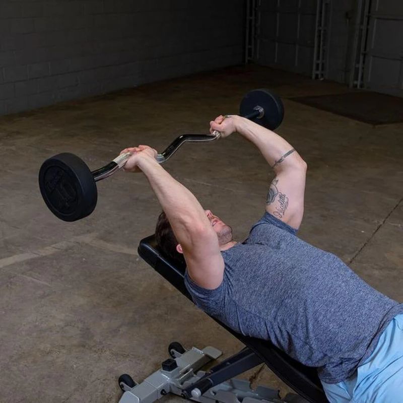 Body-Solid Fixed Barbell Sets in Black