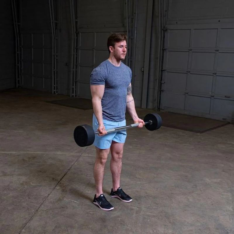 Body-Solid Fixed Barbell Sets in Black