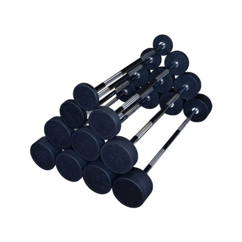 Body-Solid Fixed Barbell Sets in Black