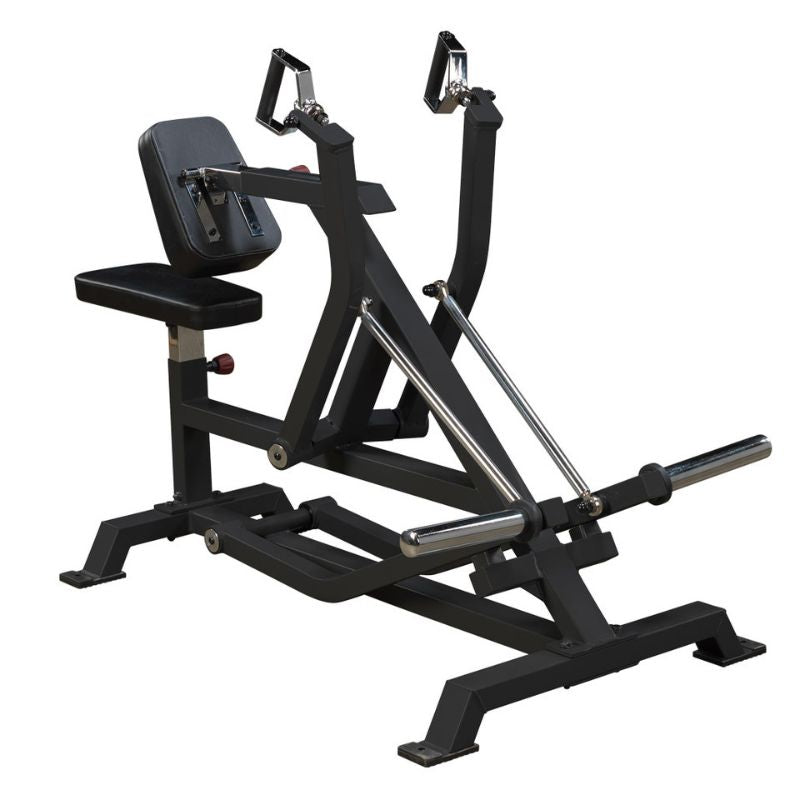 Body-Solid Pro Clubline Leverage Seated Row in Black