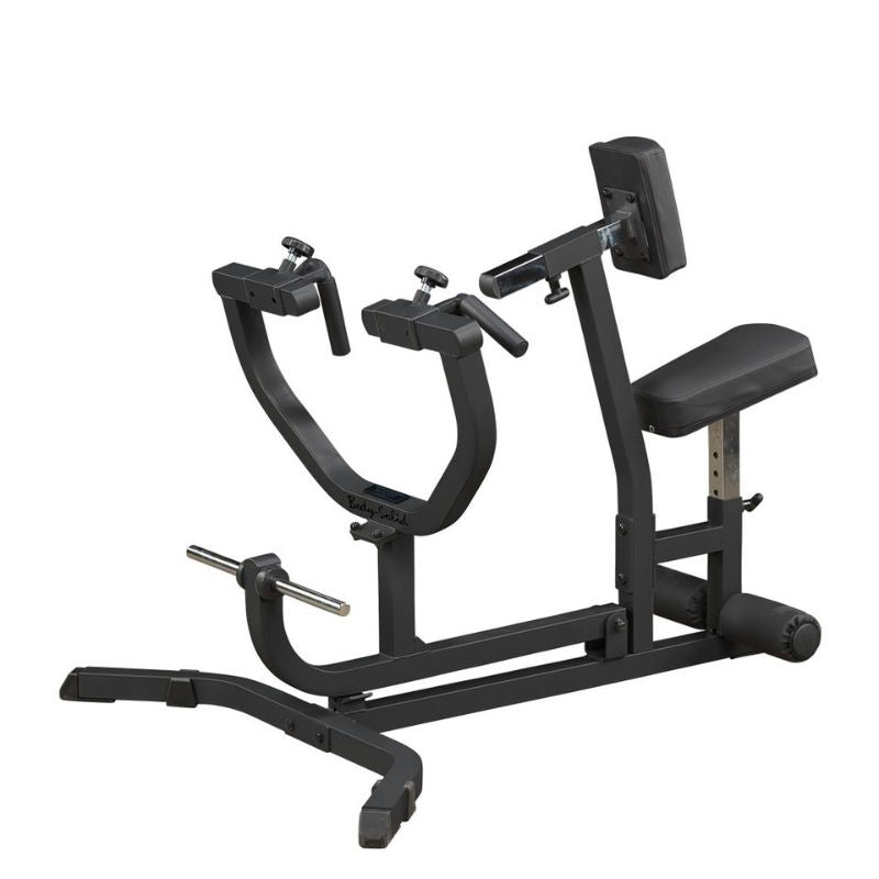 Body-Solid Seated Row Machine in Black