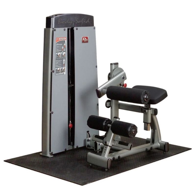 Body-Solid (#DABBSF) Dual Ab and Back Machine in Silver