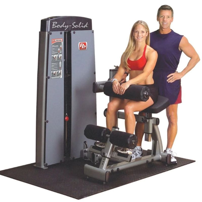 Body-Solid (#DABBSF) Dual Ab and Back Machine in Silver