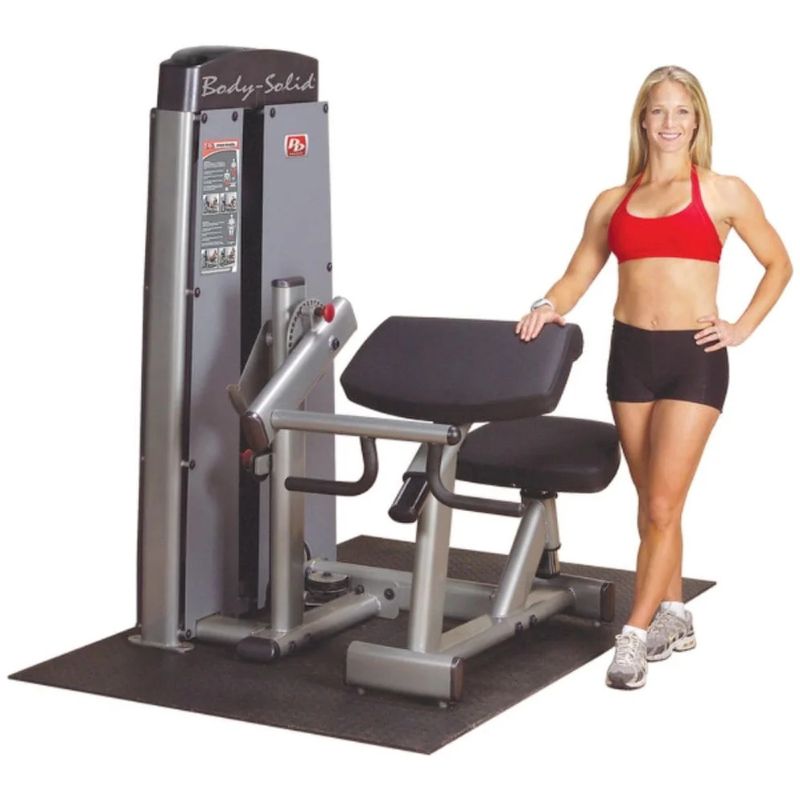 Body-Solid (#DBTCSF) Pro Dual Bicep/Tricep Machine in Silver