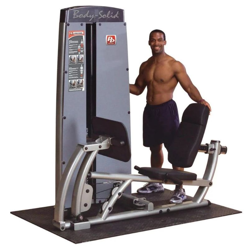 Body-Solid (#DCLPSF) Pro Dual Leg Press and Calf Extension in Silver