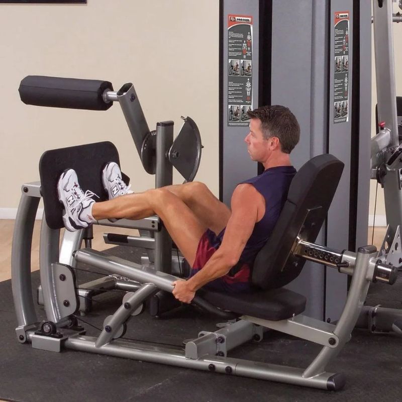 Body-Solid (#DCLPSF) Pro Dual Leg Press and Calf Extension in Silver
