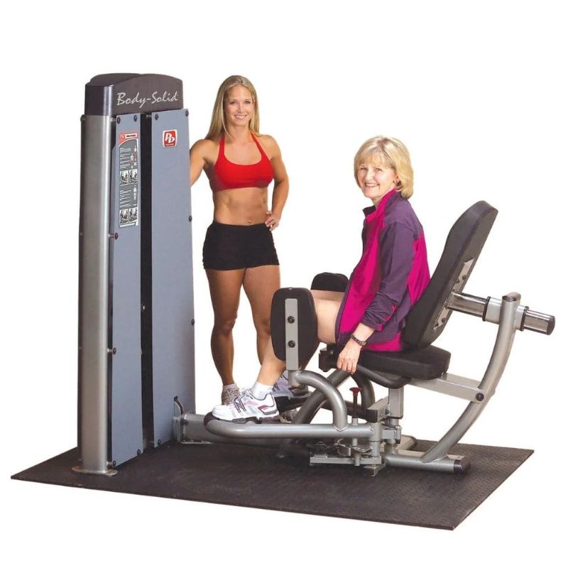 Body-Solid (#DIOTSF) Pro Dual Inner/Outer Thigh Machine in Silver