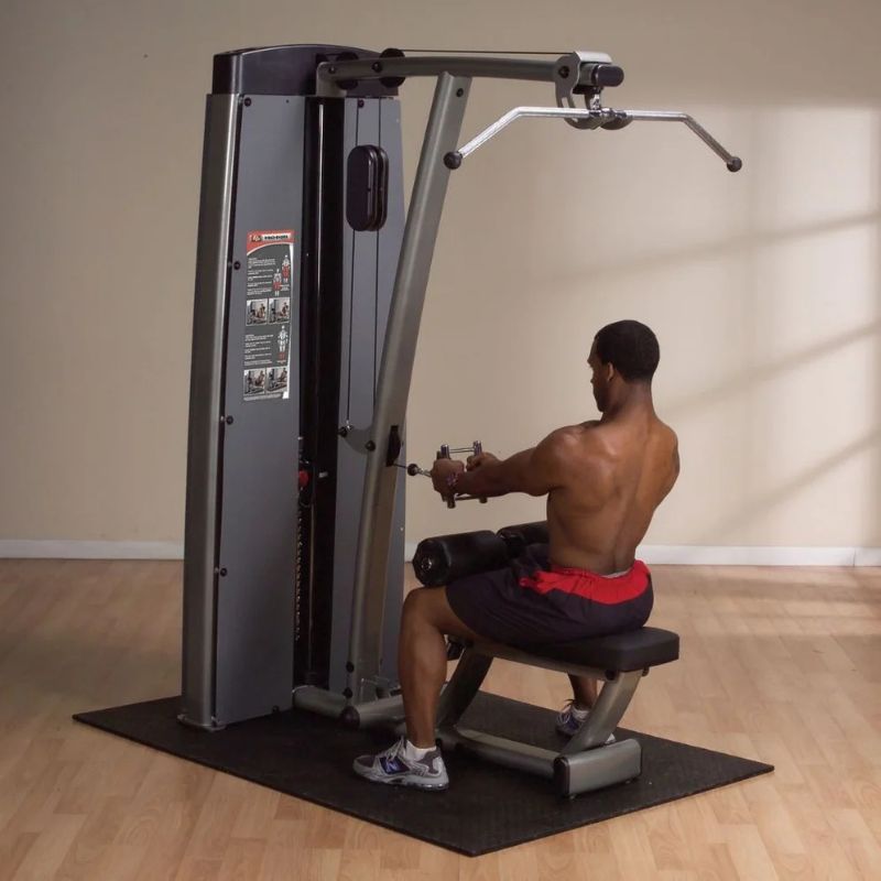 Body-Solid (#DLATSF) Pro Dual Lat Pulldown/Row Machine in Silver