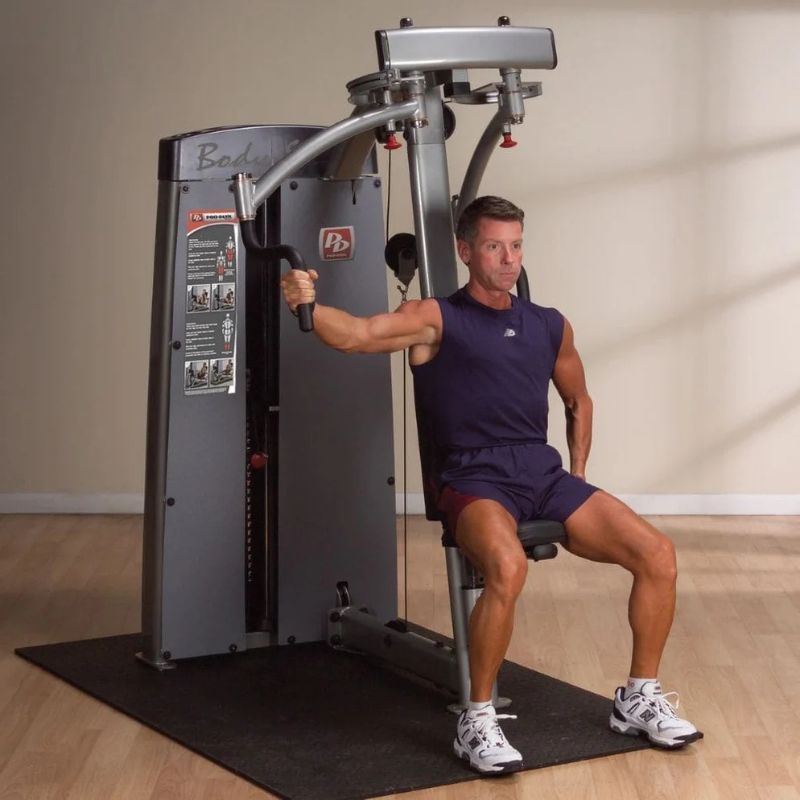 Body-Solid (#DPEC-SF) Pro Dual Pec Fly and Rear Delt in Silver
