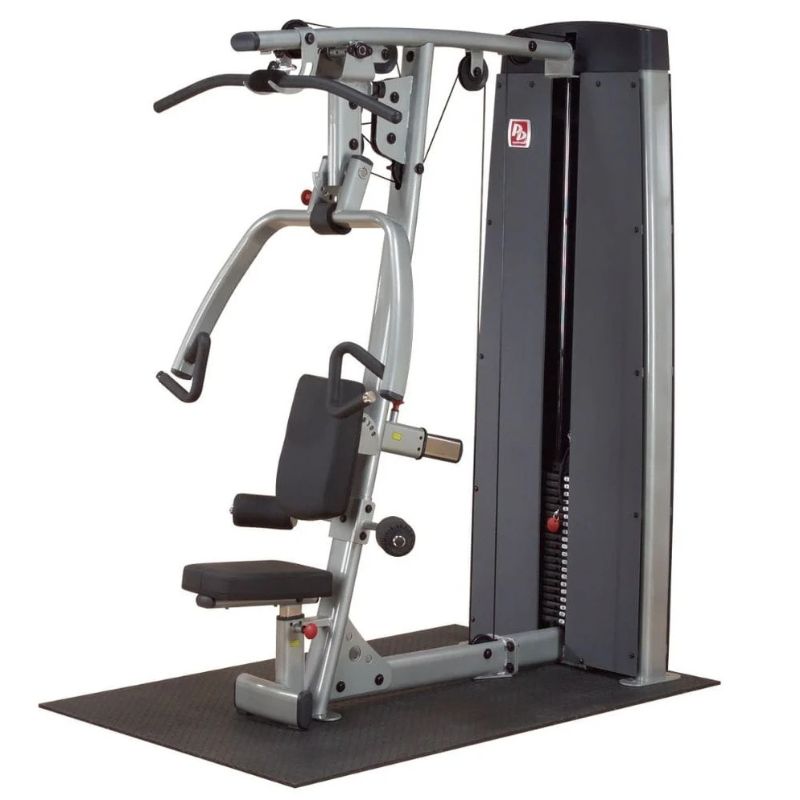 Body-Solid (#DPLSSF) Pro Dual Chest Flies and Lat Station in Silver