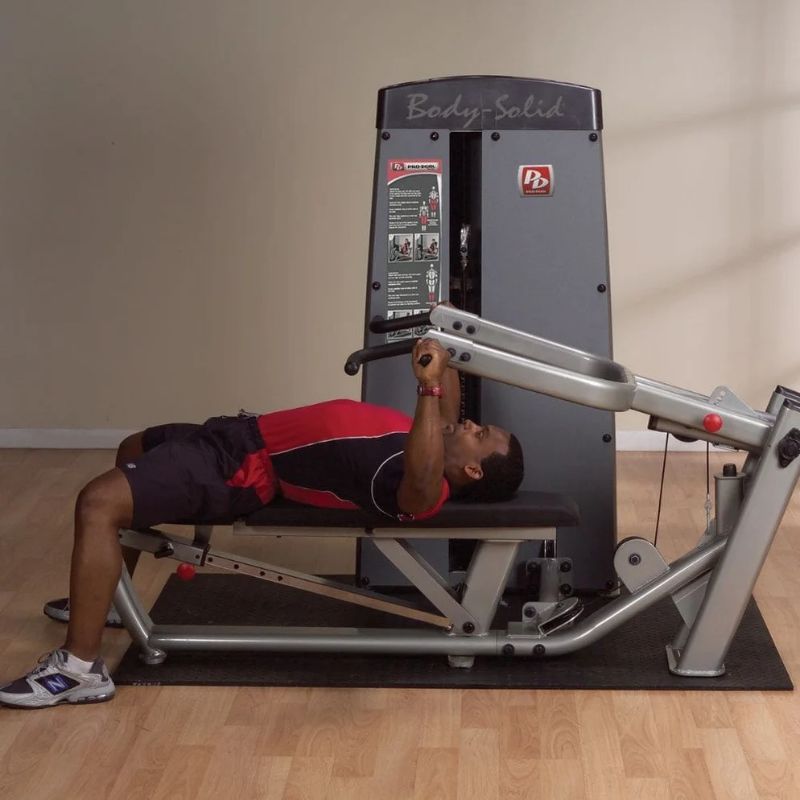 Body-Solid (#DPRS-SF) Pro Dual Multi Press in Silver