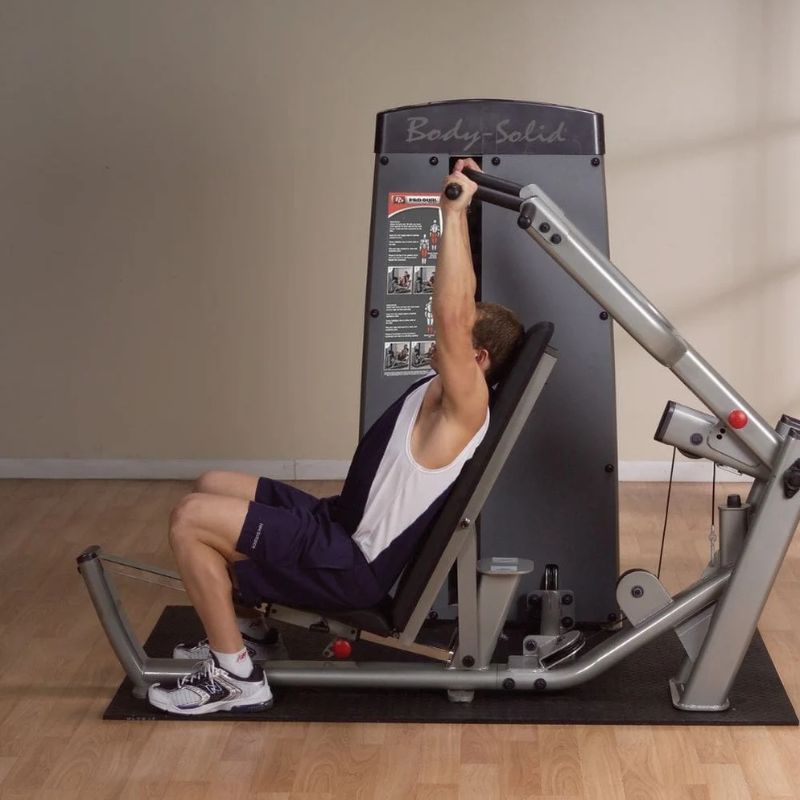 Body-Solid (#DPRS-SF) Pro Dual Multi Press in Silver