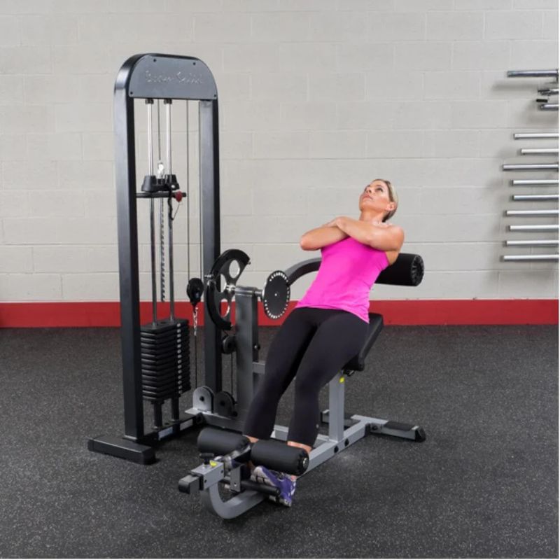 Body-Solid (#GCAB-STK) Pro Select Ab And Back Machine in Black