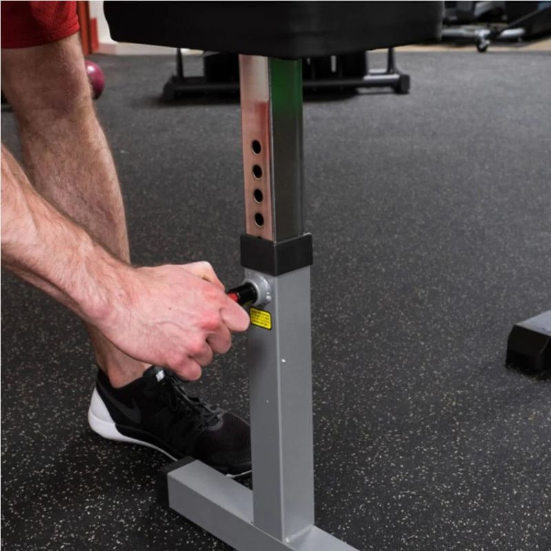 Body-Solid (#GCBT-STK) Pro Select Biceps And Triceps Machine in Silver