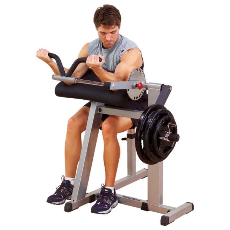 Body-Solid (#GCBT380) Cam Series Biceps & Triceps in Silver