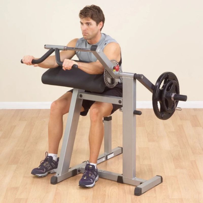 Body-Solid (#GCBT380) Cam Series Biceps & Triceps in Silver