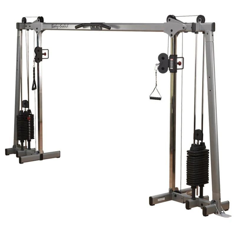 Body-Solid (#GDCC250) Deluxe Cable Crossover in Silver