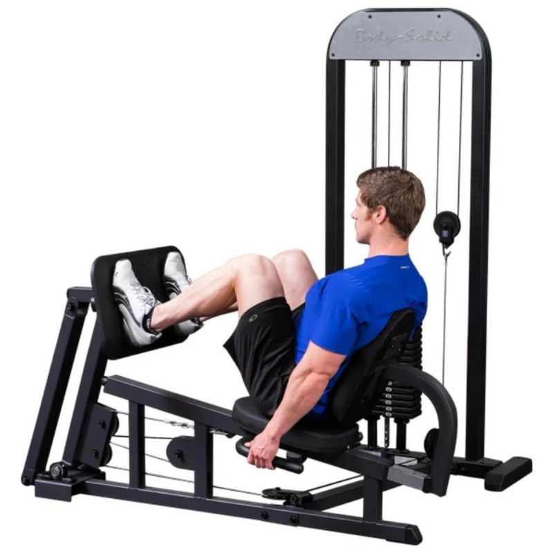 Body-Solid (#GLP-STK) Pro-Select Leg And Calf Press Machine in Black