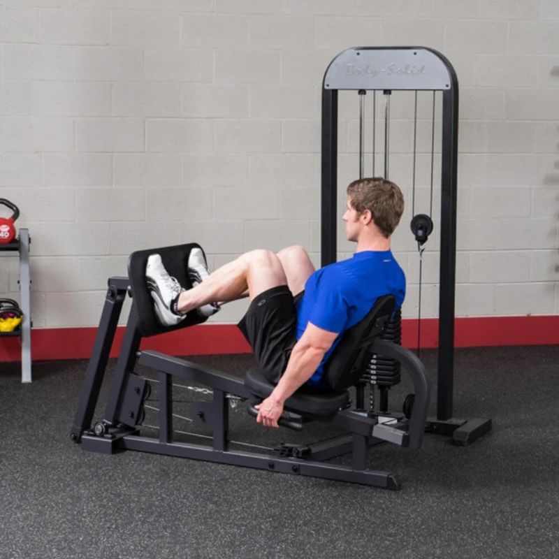Body-Solid (#GLP-STK) Pro-Select Leg And Calf Press Machine in Black