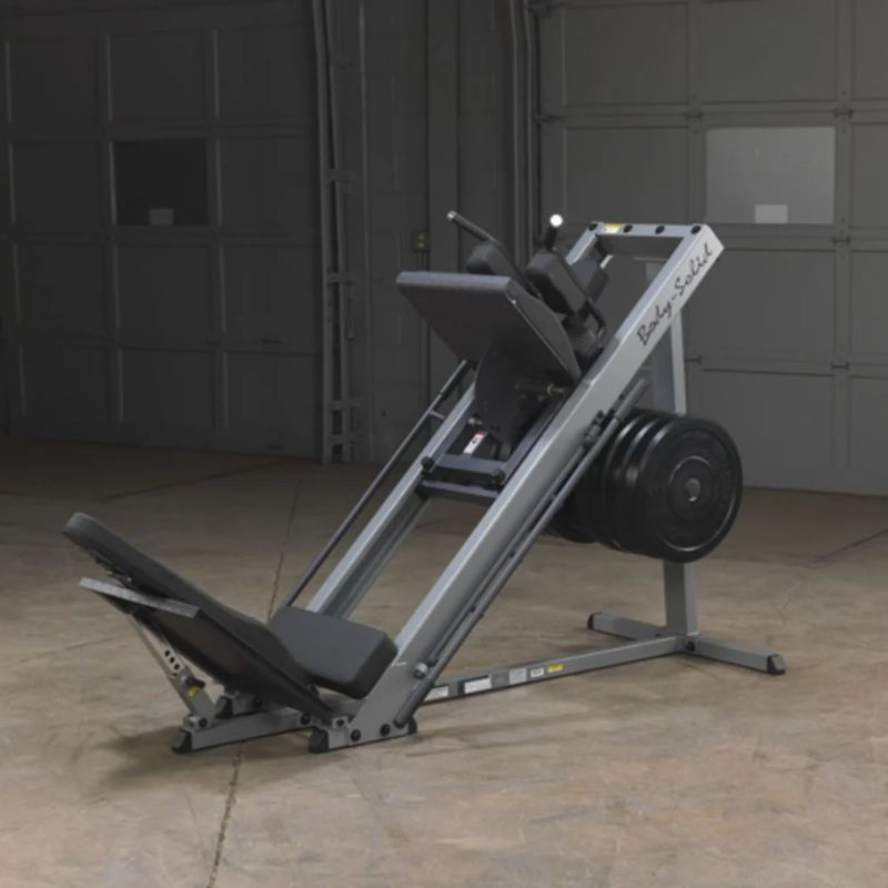 Body-Solid (#GLPH1100) Leg Press & Hack Squat in Silver