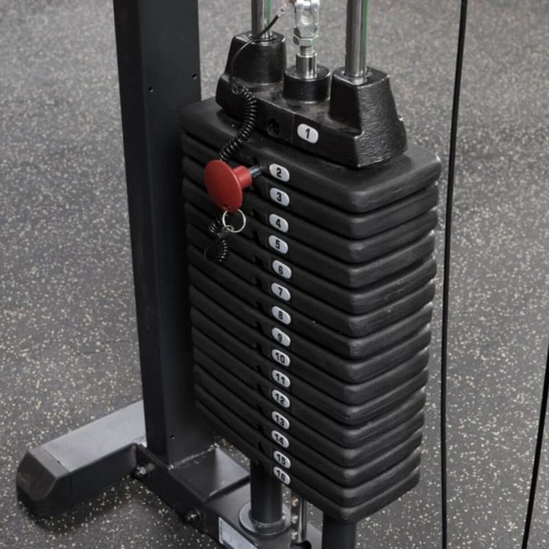 Body-Solid (#GMFP-STK) Pro-Select Functional Pressing Station in Black