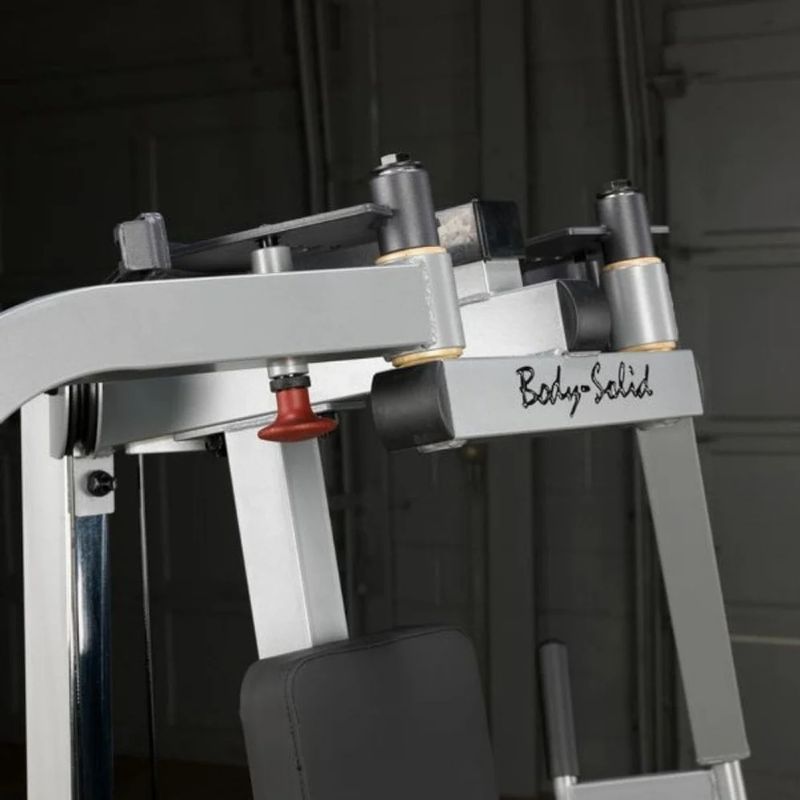 Body-Solid (#GPM65) Plate Loaded Pec Deck in Silver