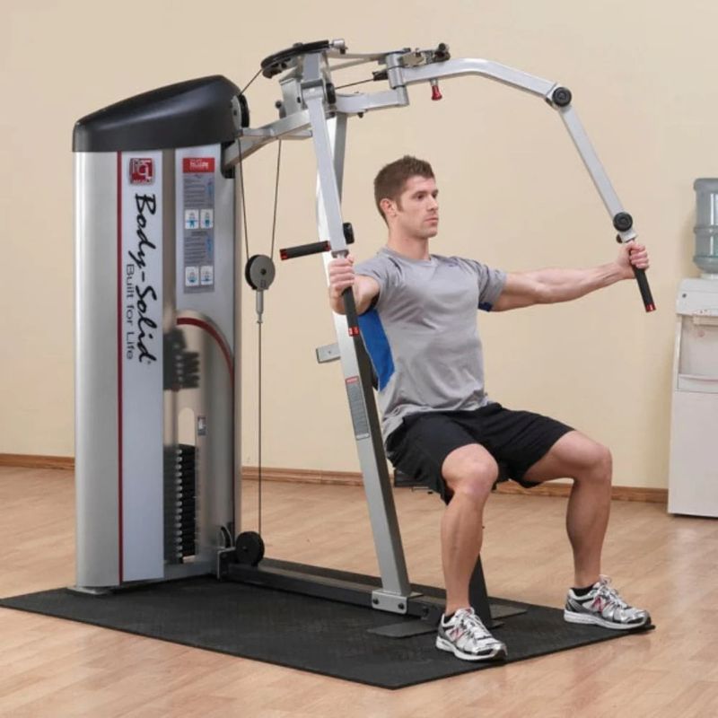 Body-Solid (#S2PEC) Pro Clubline Series II Pec Deck & Rear Delt in Silver